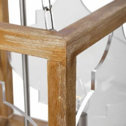 Uttermost Perspex 4 Light Lantern Pendant