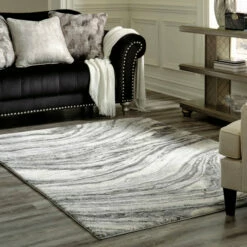 Ashley Furniture Wysdale - Cream/gray - Medium Rug