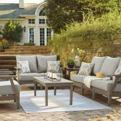 Signature Design By Ashley® Outdoor Sets Visola - Gray - 6 Pc. - Lounge Set