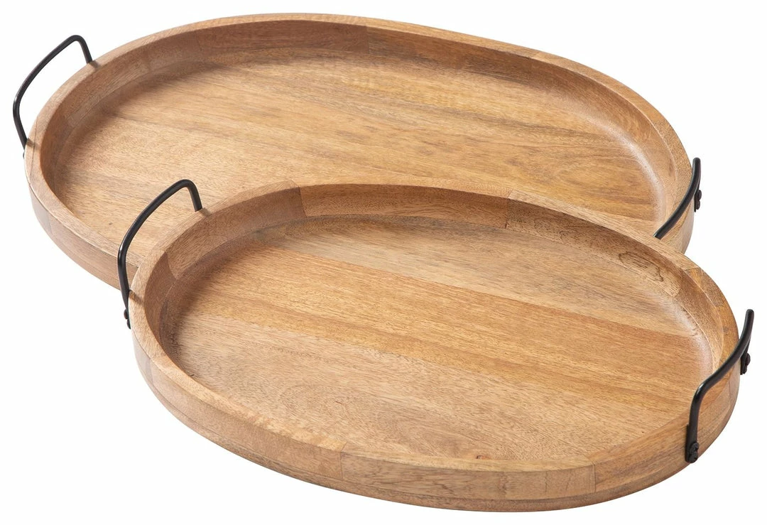 Discount 🎉 Ashley Furniture Table Decor Jocelyne - Brown/black - Tray Set (2/cn) 🔥 3 Ashley Furniture Table Decor Jocelyne - Brown/black - Tray Set (2/cn)