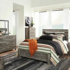 Signature Design By Ashley® Beds Cazenfeld - Black/Gray - Panel Bed