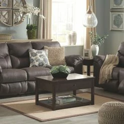 Ashley Furniture Boxberg - Double Stuffed Armrests - Power Reclining Loveseats Reclining Furniture