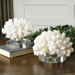 Uttermost Hard Coral Sculptures, S/2 Table Decor