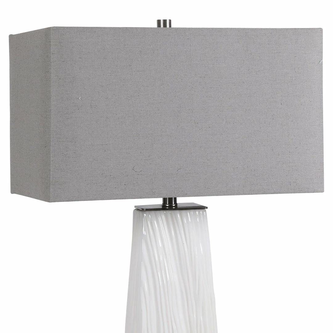 New 🎉 Accessories Uttermost Sycamore White Table Lamp 💯 10 Accessories Uttermost Sycamore White Table Lamp