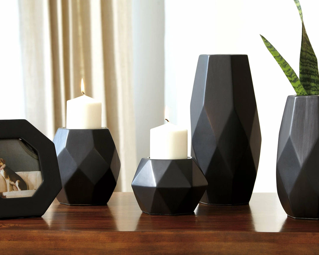 Flash Sale 👍 Ashley Furniture Donatella - Black - Accessory Set (5/cn) 🛒 4 Ashley Furniture Donatella - Black - Accessory Set (5/cn)