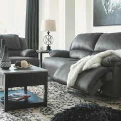 Signature Design By Ashley® Reclining Furniture Clonmel - 2 Seat Reclining Power Sofa, Reclining Power Loveseat
