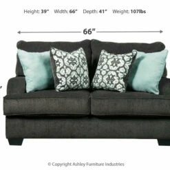 Ashley Furniture Charenton - Charcoal - Loveseat