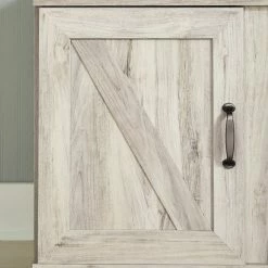 Ashley Furniture TV Stands Bellaby - Whitewash - Lg Tv Stand W/fireplace Option - Small