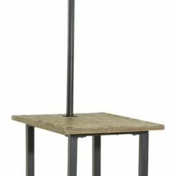 Ashley Furniture Shianne - Black - Metal Tray Lamp (1/cn) Accessories