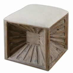 Ottomans Uttermost Jia Wooden Ottoman