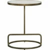 Tables Uttermost Jessenia White Marble Accent Table