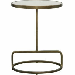 Tables Uttermost Jessenia White Marble Accent Table