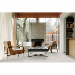 Moe's Home Collection Chairs Verlaine Chair Chestnut Brown