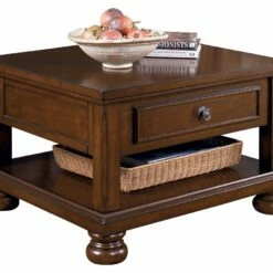 Ashley Furniture Porter - Rustic Brown - Lift Top Cocktail Table