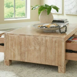 Signature Design By Ashley® Tables Belenburg - Brown - Cocktail Table With Storage