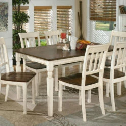 Outlet 🧨 Ashley Furniture Chairs Whitesburg - Brown/cottage White - Dining Room Side Chair (2/cn) 🧨 21 Ashley Furniture Chairs Whitesburg - Brown/cottage White - Dining Room Side Chair (2/cn)