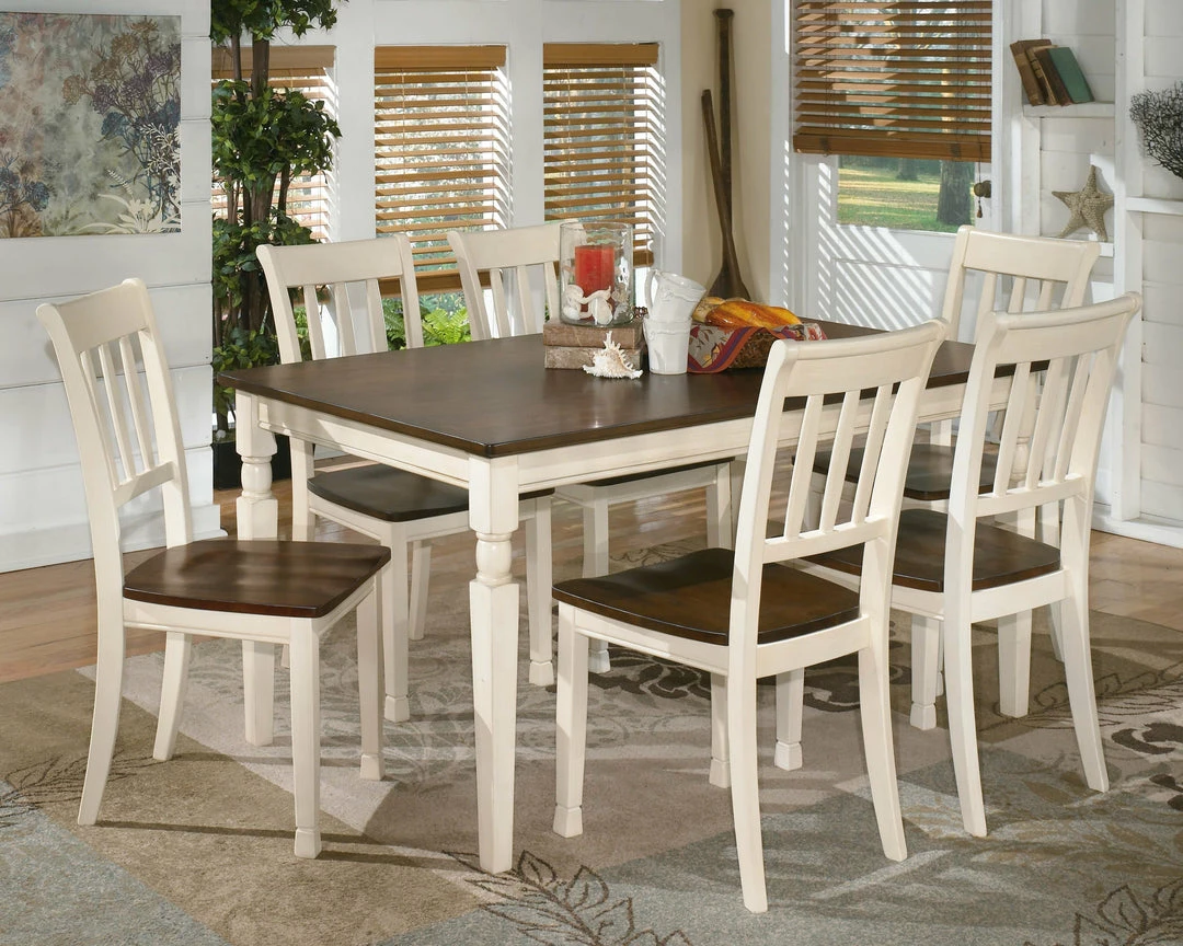 Outlet 🧨 Ashley Furniture Chairs Whitesburg - Brown/cottage White - Dining Room Side Chair (2/cn) 🧨 10 Ashley Furniture Chairs Whitesburg - Brown/cottage White - Dining Room Side Chair (2/cn)
