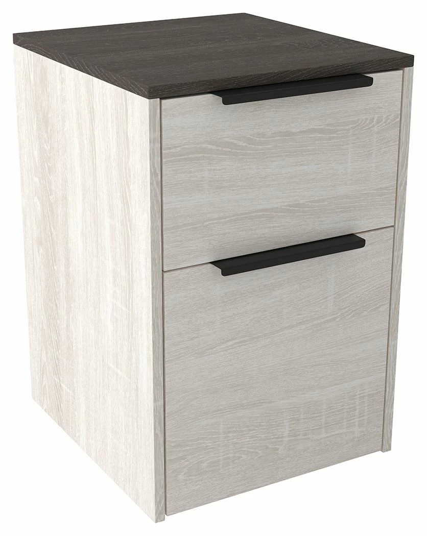Wholesale 💯 Ashley Furniture Dorrinson - White / Black / Gray - File Cabinet ❤️ 3 Ashley Furniture Dorrinson - White / Black / Gray - File Cabinet