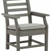 Signature Design By Ashley® Visola - Gray - Arm Chair With Cushion (2/cn) Chairs