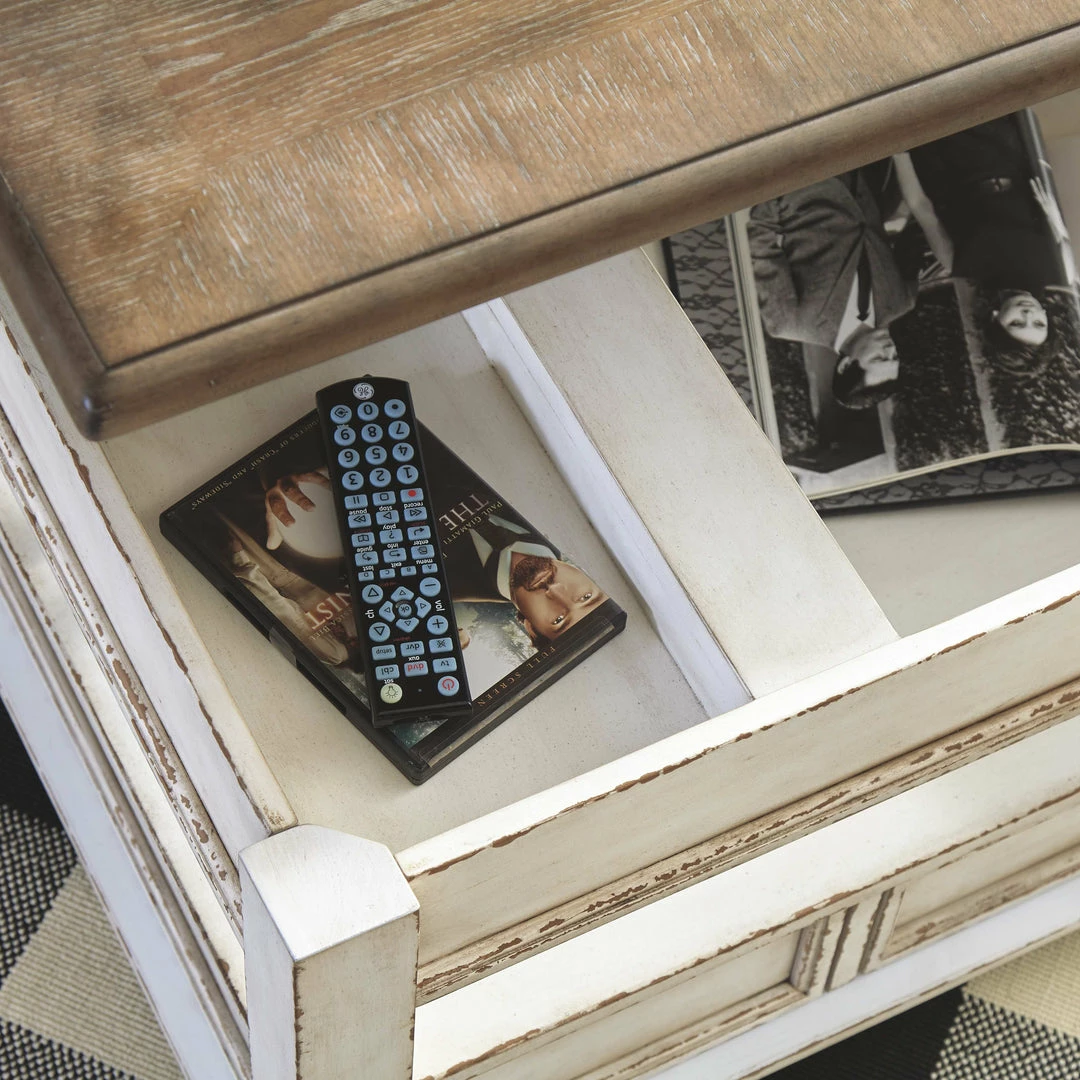 Buy ✔️ Ashley Furniture Realyn - White/brown - Lift Top Cocktail Table ✔️ 9 Ashley Furniture Realyn - White/brown - Lift Top Cocktail Table