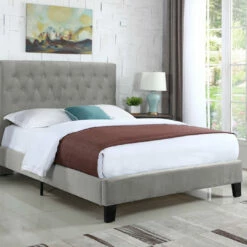 Best Pirce ⭐ Emerald Home Amelia King Upholstered Bed 🥰 17 Emerald Home Amelia King Upholstered Bed