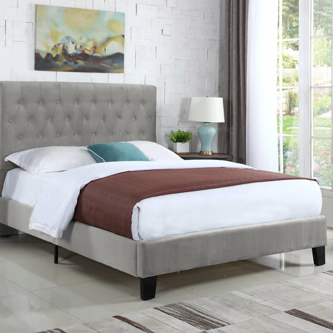 Best Pirce ⭐ Emerald Home Amelia King Upholstered Bed 🥰 9 Emerald Home Amelia King Upholstered Bed