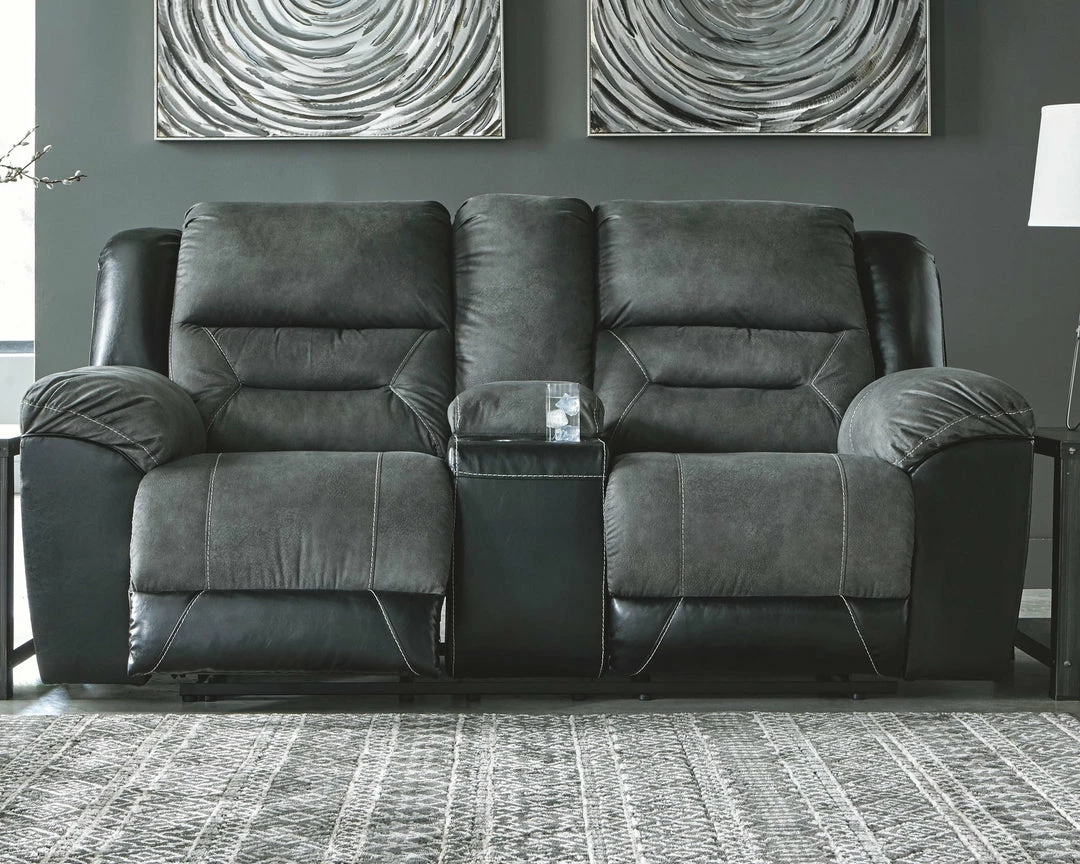 Brand new 🔥 Signature Design By Ashley® Earhart - Reclining Sofa, Double Reclining Loveseat With Console ⌛ 8 Signature Design By Ashley® Earhart - Reclining Sofa, Double Reclining Loveseat With Console