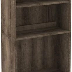 Signature Design By Ashley® Arlenbry - Gray - L-Desk With Storage, Bookcase, Swivel Desk Chair Home Office Sets