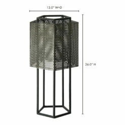 Moe's Home Collection Sabato Table Lamp Black