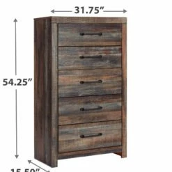 Signature Design By Ashley® Drystan - Multi - Dresser, Mirror, Panel Bed Bedroom Sets