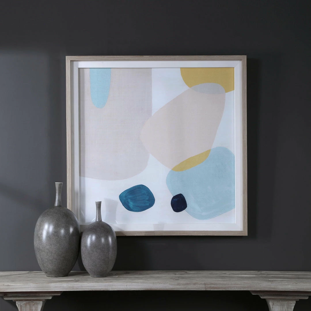 Flash Sale 🧨 Uttermost Pink Pebbles II Framed Print ⭐ 6 Uttermost Pink Pebbles II Framed Print