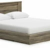 Signature Design By Ashley® Shallifer - Brown - Queen Panel Bed Beds