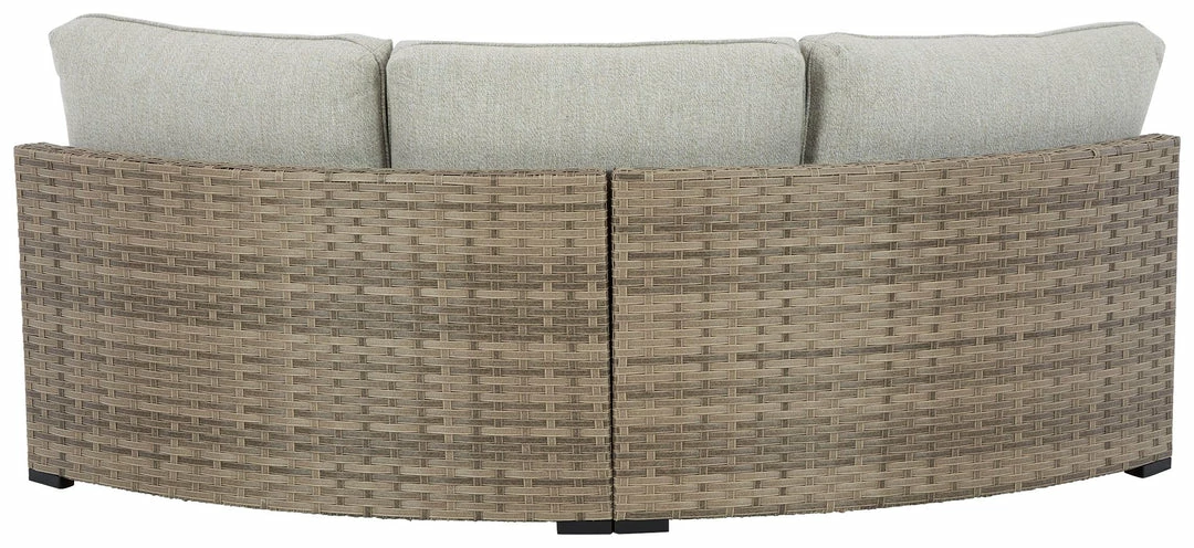 Wholesale ๐ Ashley Furniture Loveseats Calworth - Beige - Curved Loveseat With Cushion ๐ 4 Ashley Furniture Loveseats Calworth - Beige - Curved Loveseat With Cushion