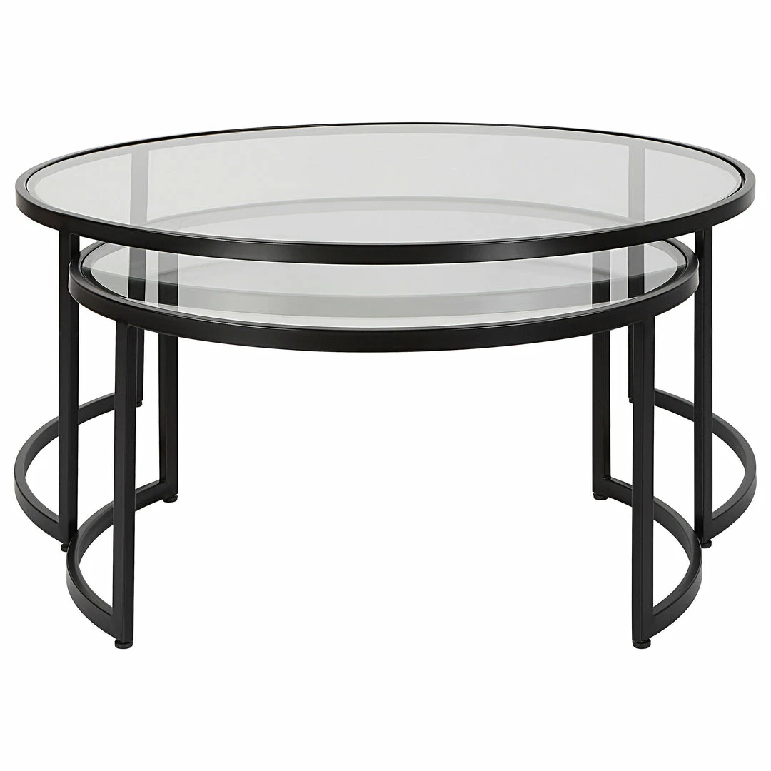 Coupon ๐ Uttermost Rhea Black Nesting Coffee Tables S/2 ๐ 5 Uttermost Rhea Black Nesting Coffee Tables S/2