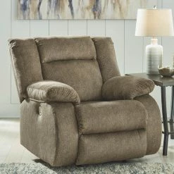 Ashley Furniture Burkner - Mocha - Power Rocker Recliner Reclining Furniture
