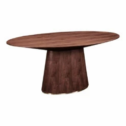 Moe's Home Collection Tables Otago Oval Dining Table Walnut