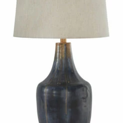 Ashley Furniture Evania - Indigo - Metal Table Lamp (1/cn) Accessories
