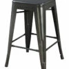 Emerald Home Stools Dakota II 24" Bar Stool, Gray