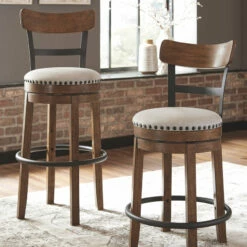 Ashley Furniture Stools Valebeck - Ultimate Best In Class UPH Swivel Barstool (1/CN)