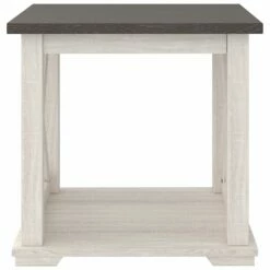 Brand new 😍 Ashley Furniture Dorrinson - White / Black / Gray - Square End Table Tables 🔥 14 Ashley Furniture Dorrinson - White / Black / Gray - Square End Table Tables