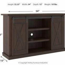 Ashley Furniture Camiburg - Warm Ultimate Best In Class TV Stand TV Stands