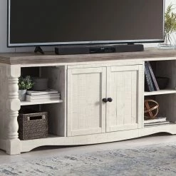 Buy 🎁 Signature Design By Ashley® Havalance - Two-tone - 4 Pc. - Entertainment Center - 67" Tv Stand ✔️ 9 Signature Design By Ashley® Havalance - Two-tone - 4 Pc. - Entertainment Center - 67