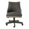 Discount 🎁 Uttermost Aidrian Charcoal Desk Chair Chairs 🎉 1 Uttermost Aidrian Charcoal Desk Chair Chairs