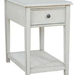 Signature Design By Ashley® Tables Kanwyn - Whitewash - Rectangular End Table