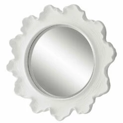 Budget 😉 Uttermost Sea Coral White Round Mirror 🛒 10 Uttermost Sea Coral White Round Mirror