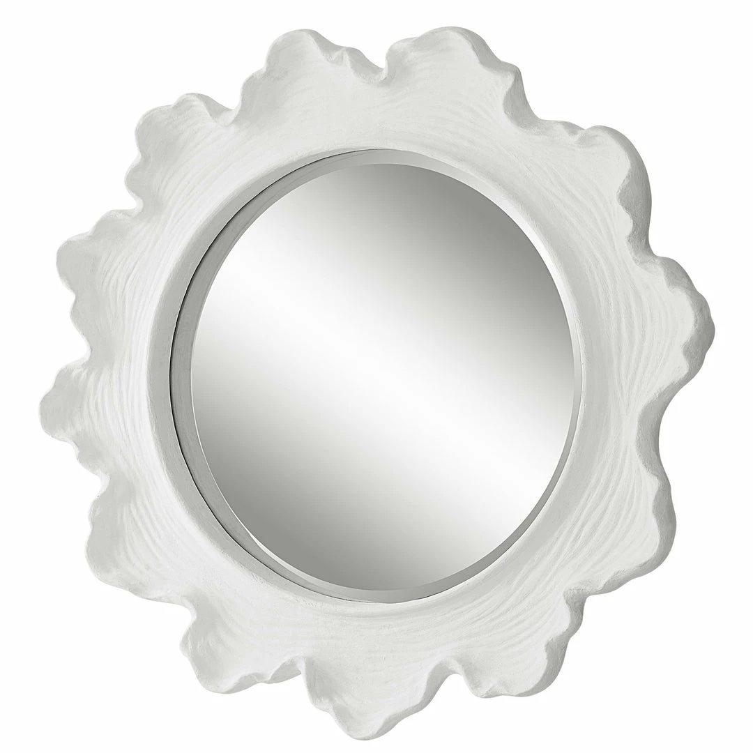 Budget 😉 Uttermost Sea Coral White Round Mirror 🛒 4 Uttermost Sea Coral White Round Mirror