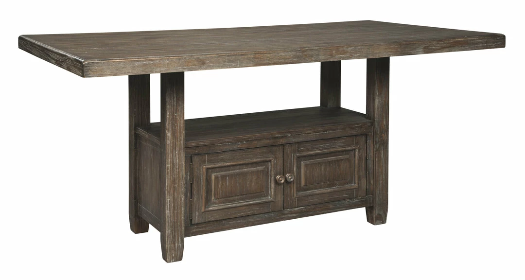 Discount 💯 Ashley Furniture Tables Wyndahl - Rustic Brown - Rect Counter Table W/storage 🎉 15 Ashley Furniture Tables Wyndahl - Rustic Brown - Rect Counter Table W/storage