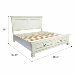 Emerald Home Stoney Creek Queen Storage Bed Beds