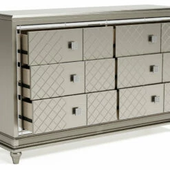 Ashley Furniture Chevanna - Platinum - Dresser