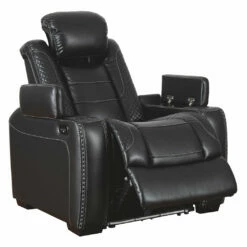 Signature Design By Ashley® Party - Midnight - Pwr Recliner/adj Headrest Chairs